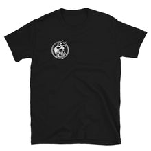 Lade das Bild in den Galerie-Viewer, THE SUMMONING goth halloween T shirt showing  horned skull and pentagram design in occult gothic style