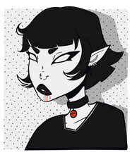Lade das Bild in den Galerie-Viewer, ANTISOCIAL VAMPIRE CLUB  T-Shirt