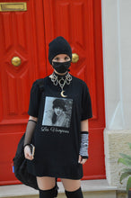 Load image into Gallery viewer, goth  vintage t-shirt  with movie picture from film Les Vampires
